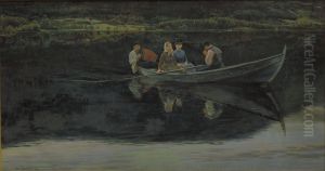 Skt. Hansaften i Norge by Christian Skredsvig