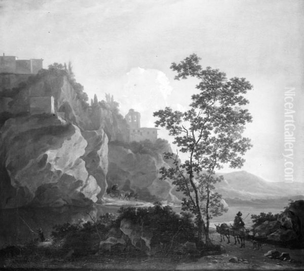 Southern Landscape with Angler - view 1