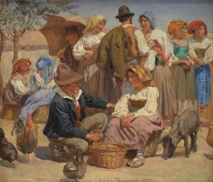A market in Sora, Italy. by Joakim Skovgaard