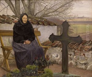 Churchyard at Flong, Zealand
