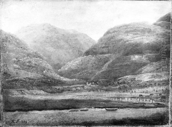 Sketch from Parish in Norway - view 1
