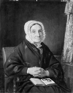 Ellen Roed, f. Jensen, kunstnerens moder by Jorgen Roed