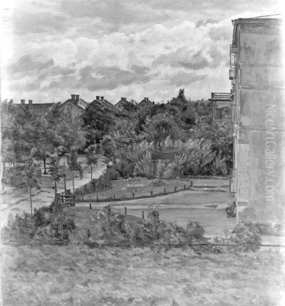 Storgatan efter regn - view 1