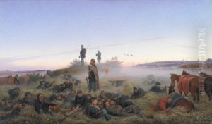 The Morning After the Battle of Isted 25 July 1850 by Jorgen Valentin Sonne