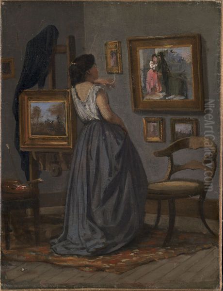 A Lady in the Studio - view 1