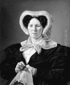 Kunstnerens moder, Frederikke Eleonore Cathrine Rorbye, f. Stockfleth (1773-1851) by Martinus Rorbye