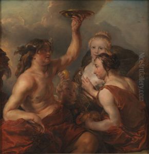 Bacchus, Ceres and Venus by Cornelis Schut