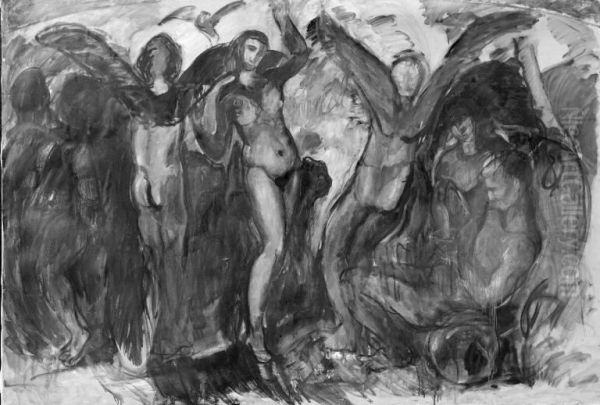 Figure Composition with Bacchants - view 1