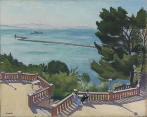 The terrace