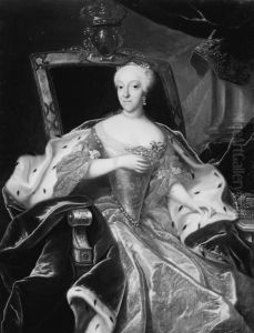 Prinsesse Charlotte Amalie (1706-1782), Frederik IV's datter by Johann Salomon Wahl