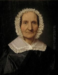 Juliane Dorothea Kobke, nee Ratz, the Artist's Mother-in-Law by Christen Kobke
