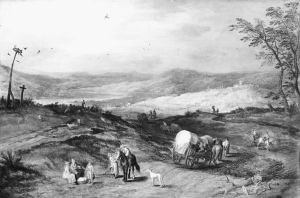 Landscape with a Road Leading Past a Place of Execution