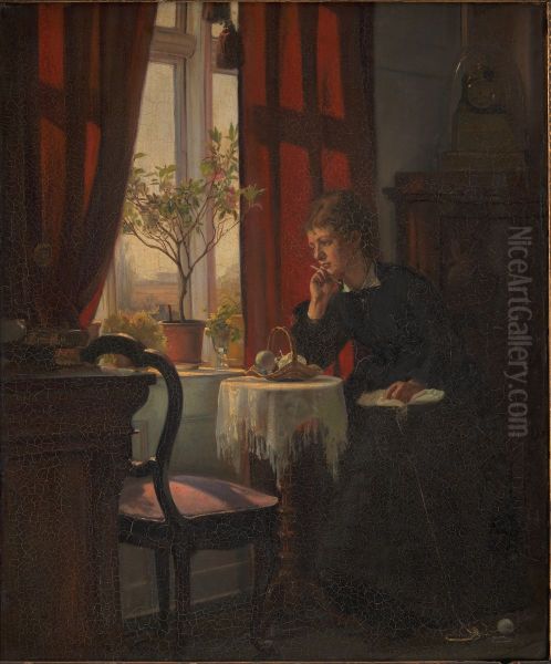 Helga Johansen, kunstnerens soster - view 1