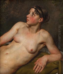 Nogen kvindelig model by Christoffer Wilhelm Eckersberg