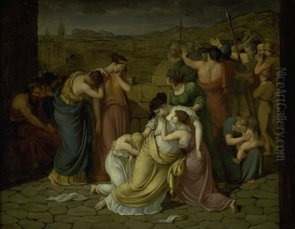Andromache in Despair at the Sight of Hector's Body - view 1