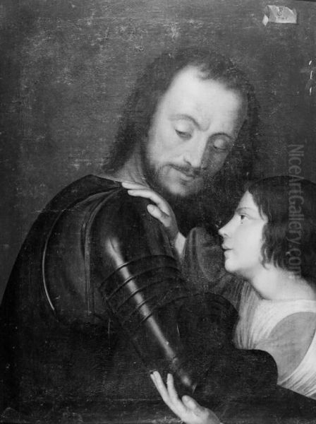 Page Dressing a Knight in his Amour - view 1