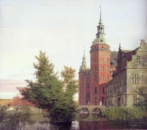 Frederiksborg Castle Seen from the Northwest by Christen Kobke