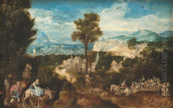 Landscape with the Flight into Egypt - view 1