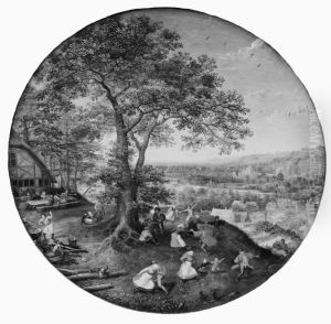 Peasants Making Merry (Kermis) by Lucas van Valckenborch
