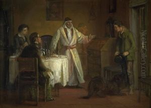 Den fortabte sons hjemkomst by Wilhelm Marstrand