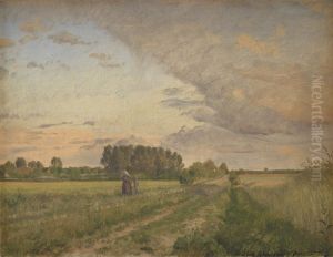 Landscape in summer. by Joakim Skovgaard