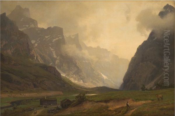 The Foot of Romsdalshorn to the Right - view 1