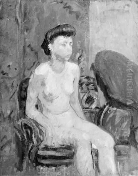 Seated Female Nude - view 1