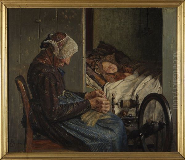 Bedstemoder med sit barnebarn - view 1