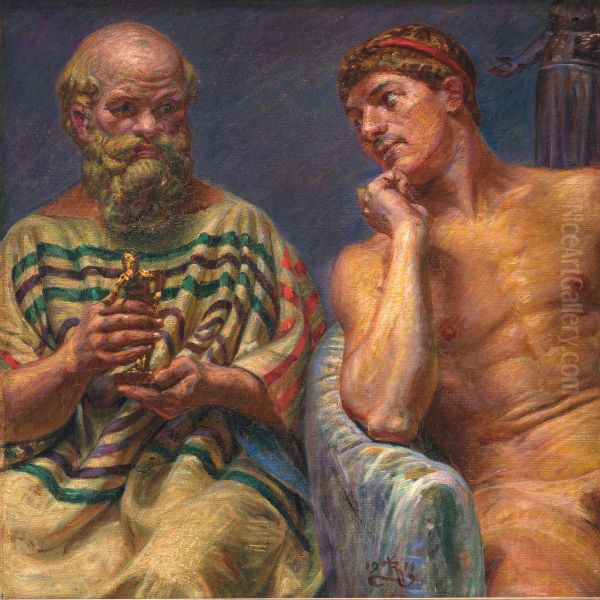 Sokrates og Alkibiades - view 1