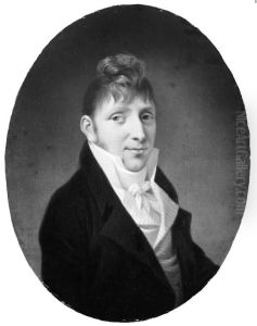 Mandsportraet by Christian August Lorentzen