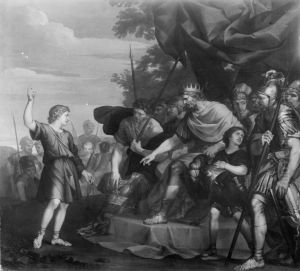 Saul and David by Ciro Ferri