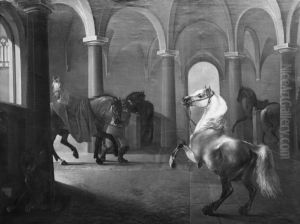 En hestestald En hestestald