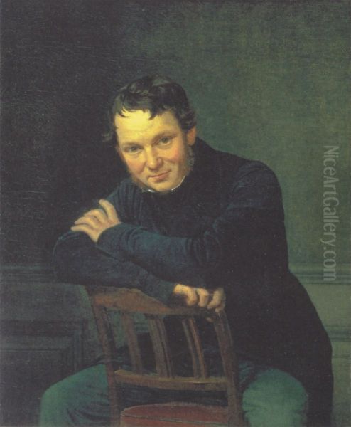 Portrait of Gottlieb Bindesboll. - view 1