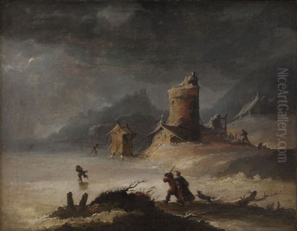 Landscape With Skaters - view 1