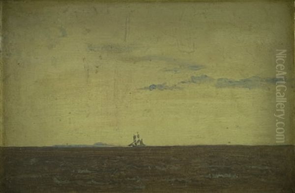 Seascape. Sky at Sunset - view 1