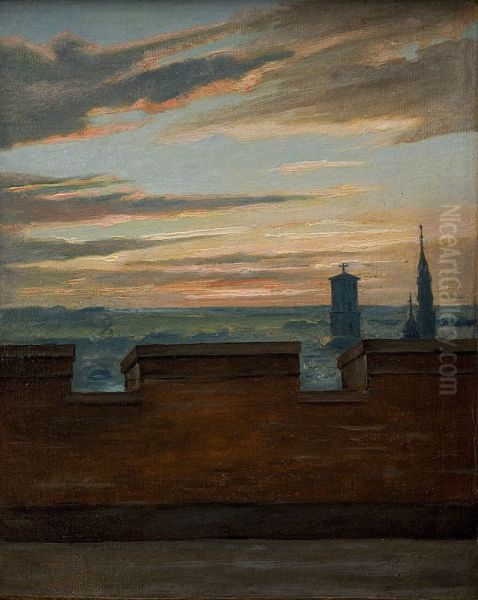 View of Copenhagen at Sunset - view 1