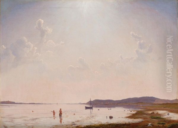 View of Roskilde Fjord near Frederikssund, Zealand - view 1