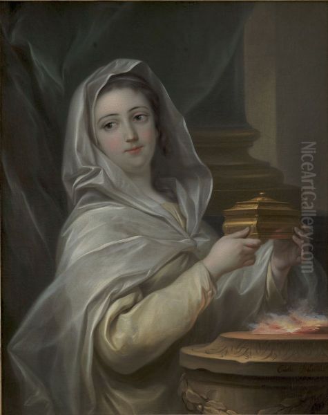 A Vestal. Woman portrayed as a Vestal? - view 1