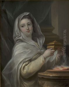A Vestal. Woman portrayed as a Vestal?