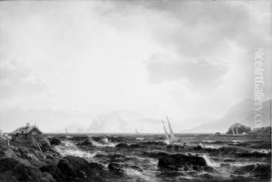 The Skerries off the West Coast of Sweden near Marstrand by Carl Frederik Sorensen