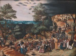 Kristi gang til Golgatha by Pieter Brueghel the Younger