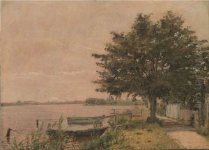 View of Dosseringen towards Norrebro by Christen Kobke