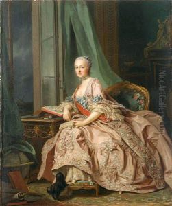 Anastasia Ivanovna, Countess of Hesse-Homburg, Princess Trubetskaya (1700-1755) by Alexander Roslin