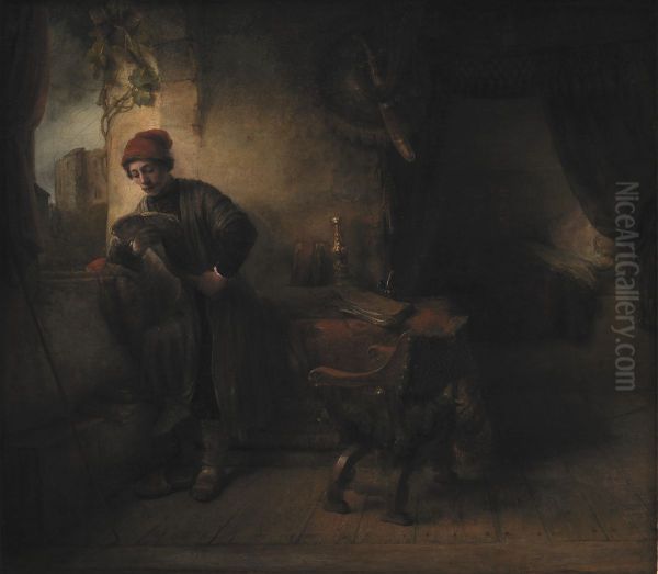Standing Young Man at the Window in his Study Reading, known as"The Student" - view 1