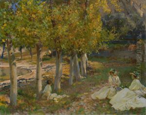 Autumn leaves by John Singer Sargent