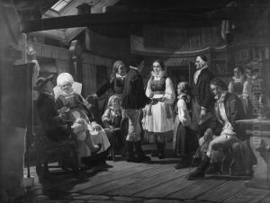 En trolovelse i Herrestad i Skane by Niels Simonsen