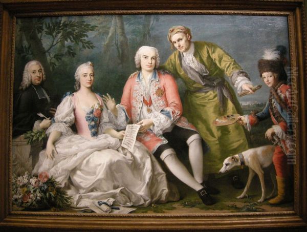 The singer Farinelli and friends - view 1