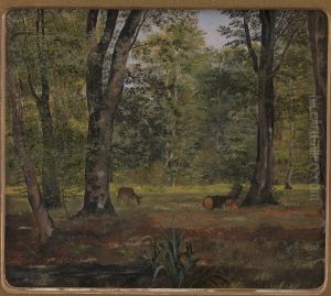 Charlottenlund Wood, North of Copenhagen by Lorenz Frolich