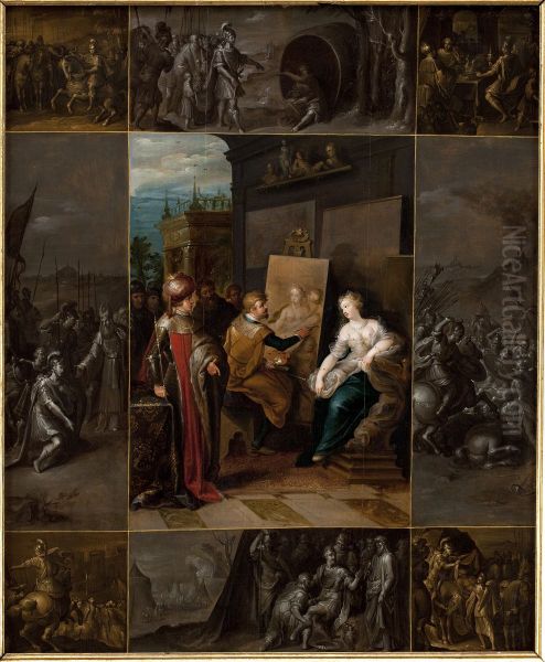 Apelles maler Campaspe - view 1