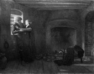 The Visit of Karin Mansdotter to Eric XIV by Georg Von Rosen